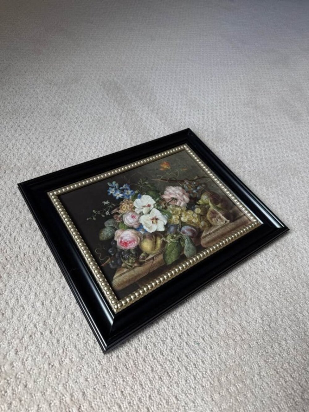 Floral and Fruit Picture Art Framed Painting - Picture 3 of 7